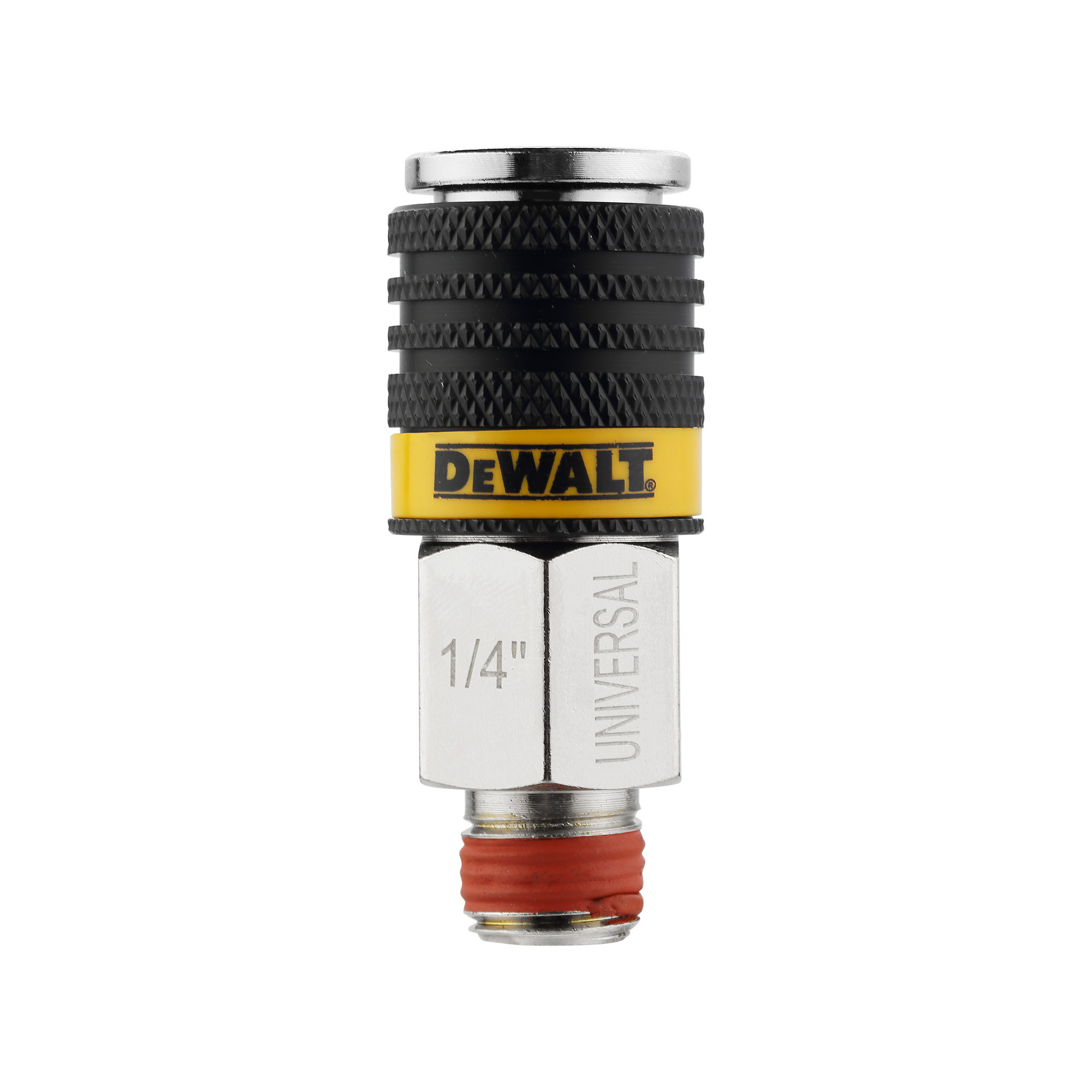 DEWALT Universal 3-in-1 Coupler, 1/4" NPT-Male, 1/4" Body, Model# DXCM036-0241